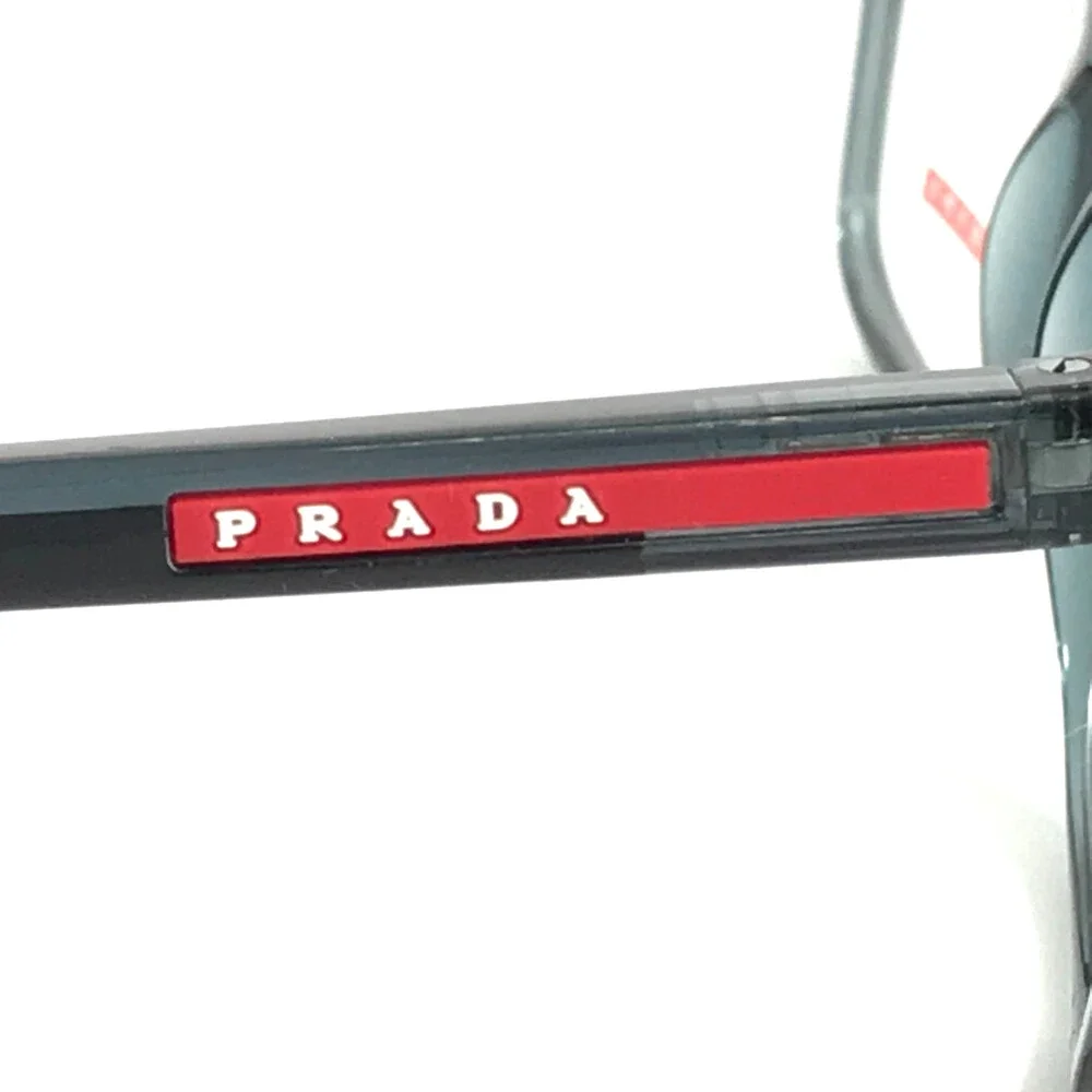 Prada Linea Rossa Eyeglasses Frames VPS08R CZH-1O1 Transparent Azure 54-18-145